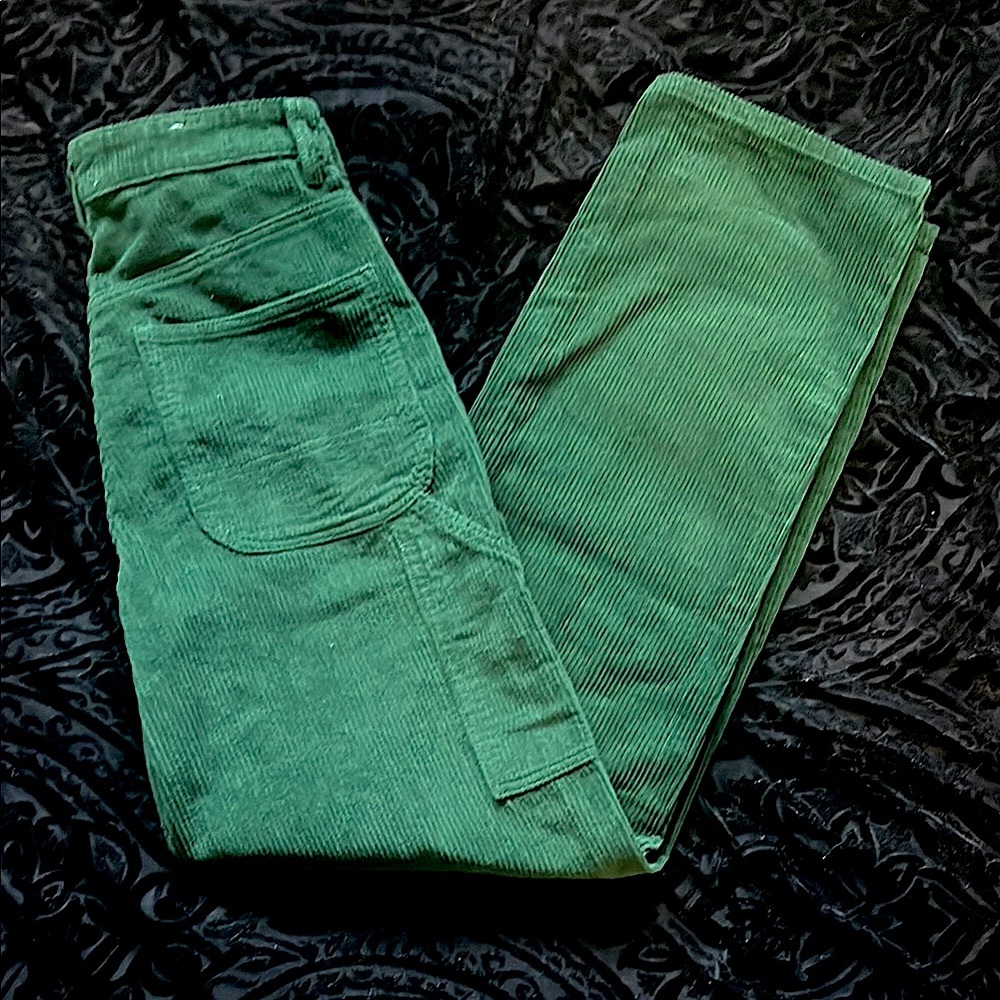 Green Corduroy Pants